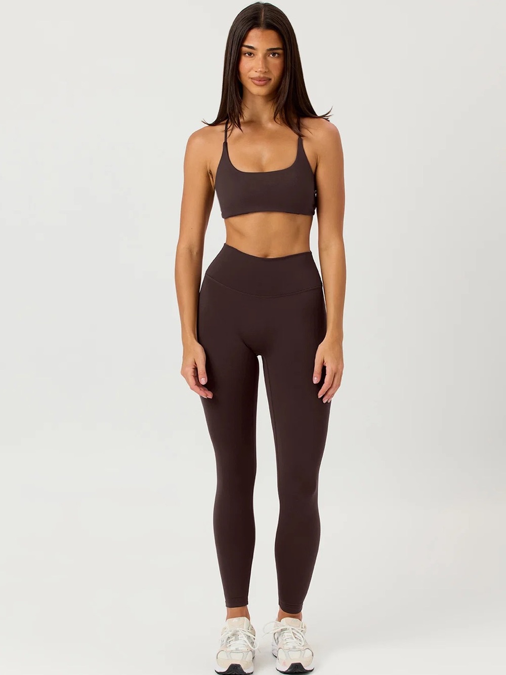NWT CSB CROP SHOP BOUTIQUE Serenity Legging - Espresso - Size medium